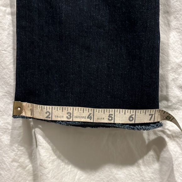 GRACE in LA size 26 rough cut capri Y2K dark wash low rise  EUC - Picture 12 of 15